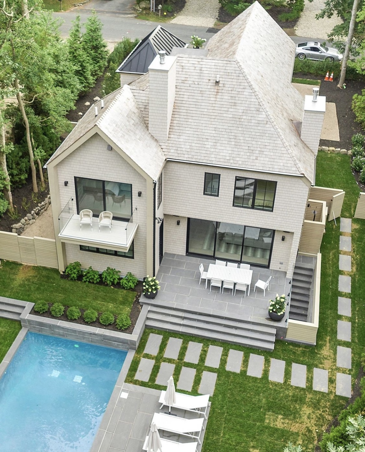 Custom home exterior