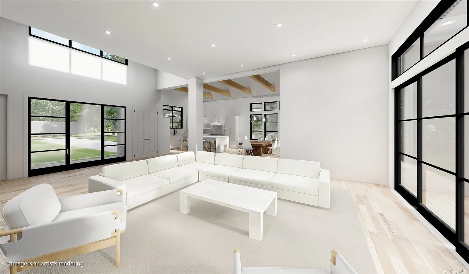 Open concept living space