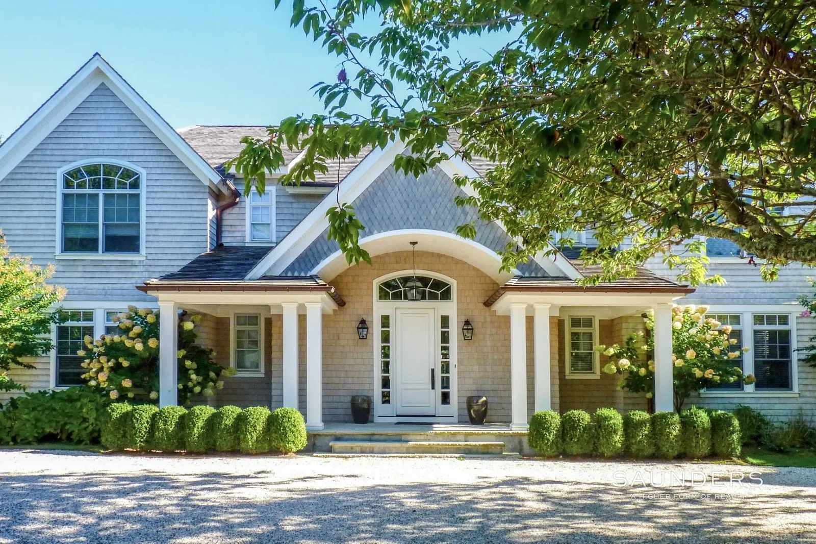 New construction front elevation